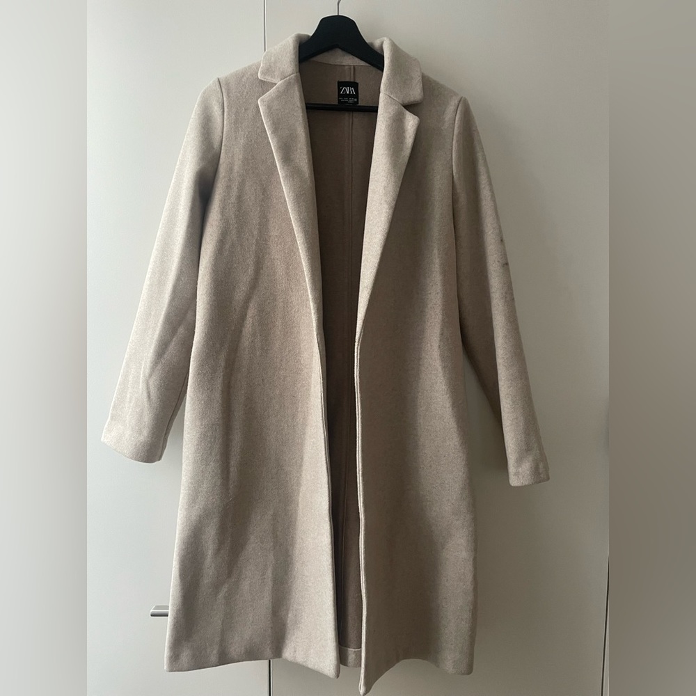 Zara straight line jacket - good condition